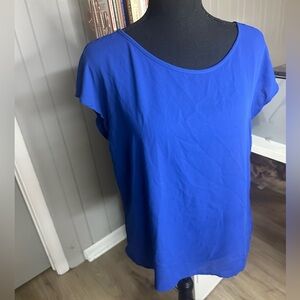 Elegant Sapphire Blue Women's Blouse